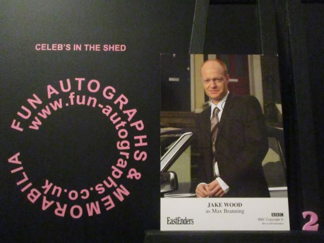 Jake Wood (Max Branning) Authentic Autographed EastEnders 6x4 Cast Card (2)
