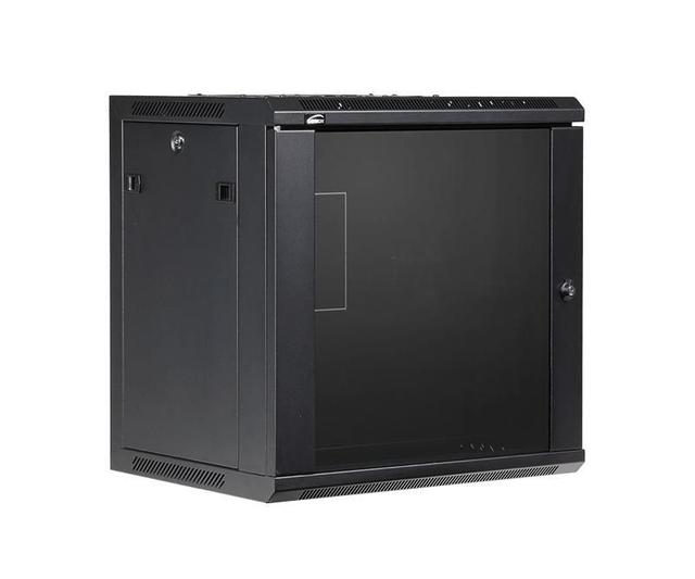CAYMON Rack 19&quot; Wallmount 12U 450 (dos amovible) - Noir
