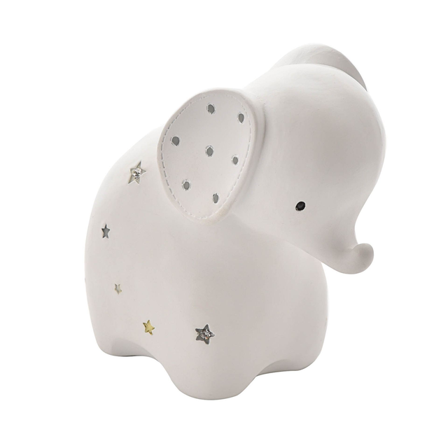 Bambino White Elephant Money Box – Baby Keepsake