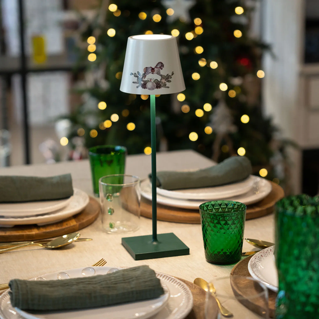 Zafferano Poldina Abat jour métallique Christmas