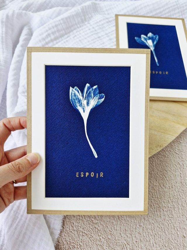 Mini CyanÔ encadré - Crocus ESPOIR