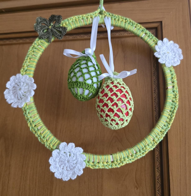 Húsvéti ajtó vagy ablak dísz 