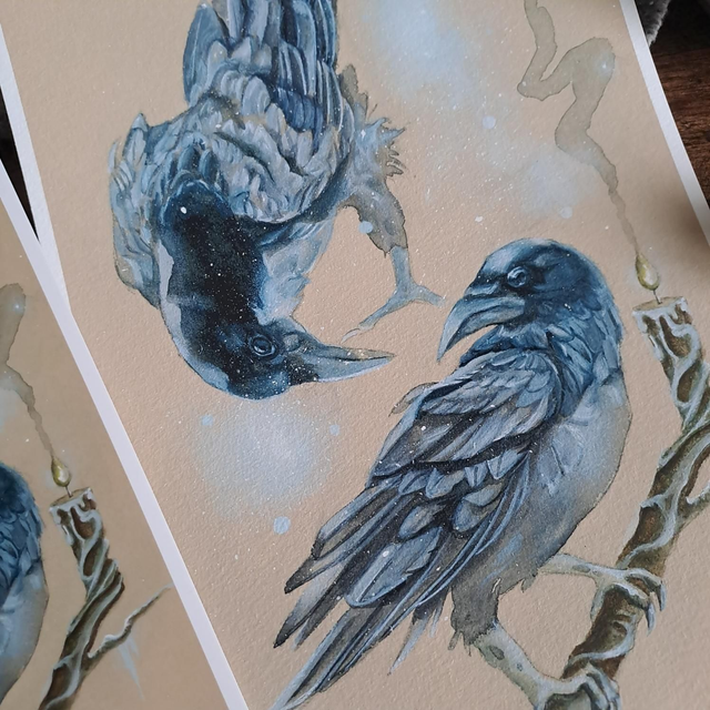 corbeaux Hugin et Munin