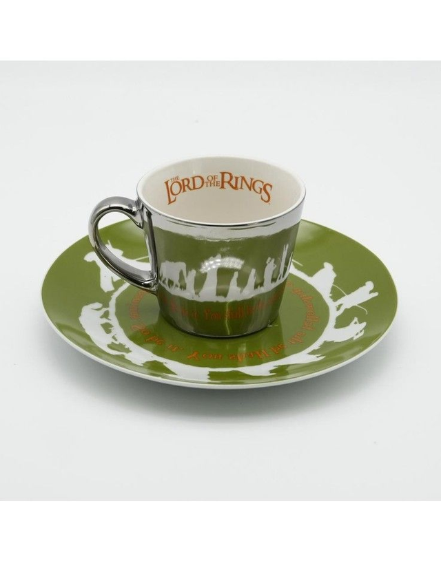The Lord of the Rings: Fellowship Mirror Mug &amp; Plate Set