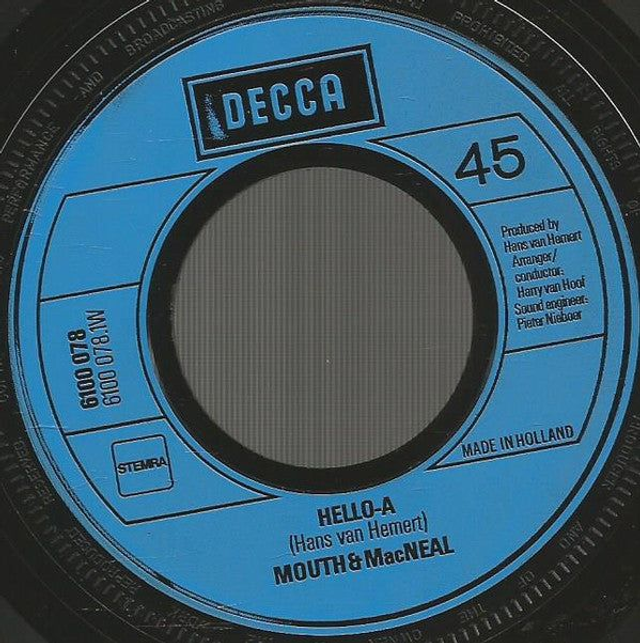 Mouth &amp; MacNeal - Hello-A
