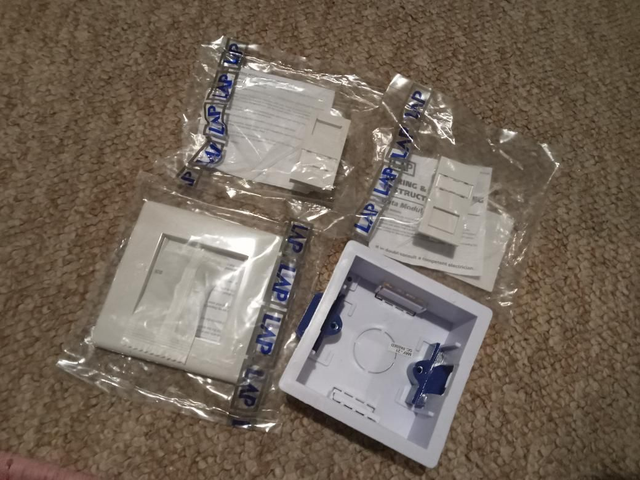 2* RJ45 Network Port Socket Kit