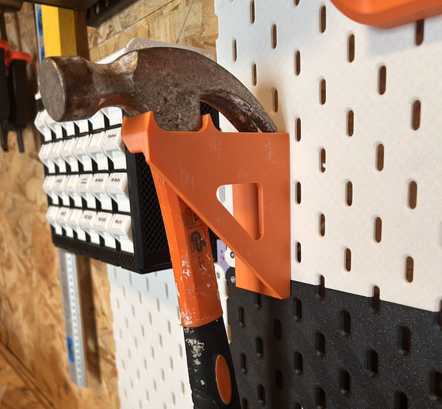 M0081 Hammer holder For IKEA Skadis