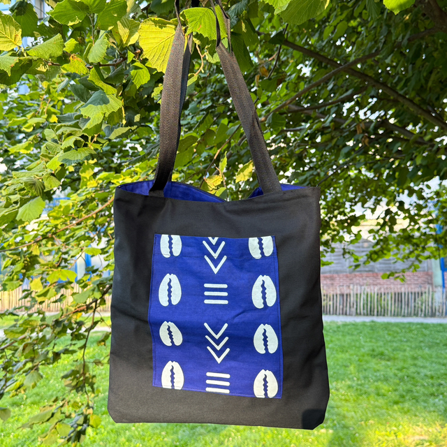 Sac en wax bleu