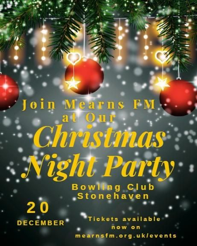 MearnsFM Christmas Party 20th Dec
