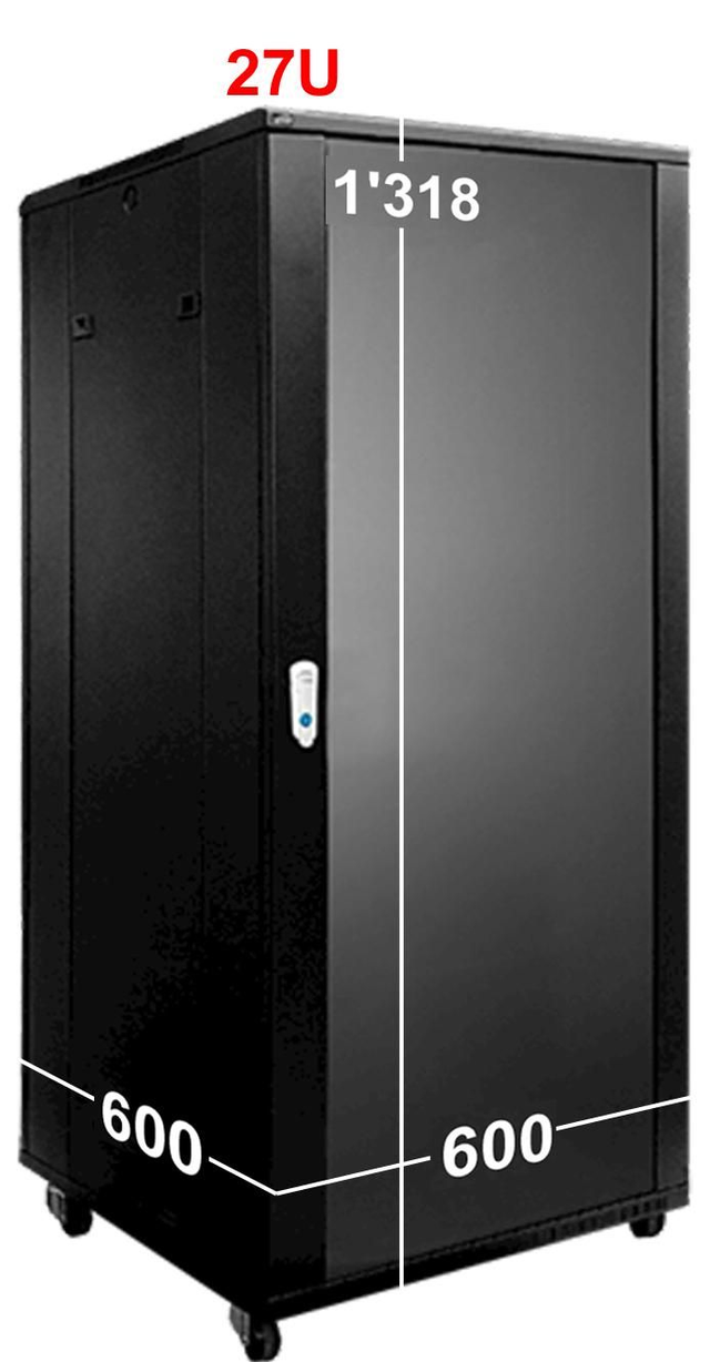 CAYMON Rack 19&#039;&#039; 27U - F600