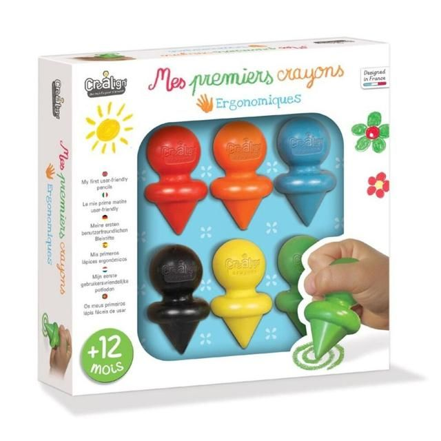 Crea Lign' Mes 6 Premiers Crayons Ergonomiques