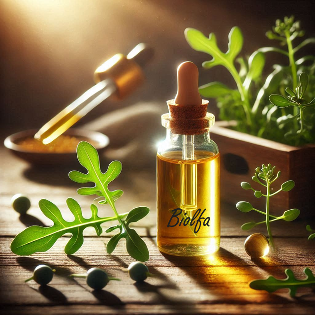 Huile végétale de Cresson - Flacon en verre à pipette de 10mL