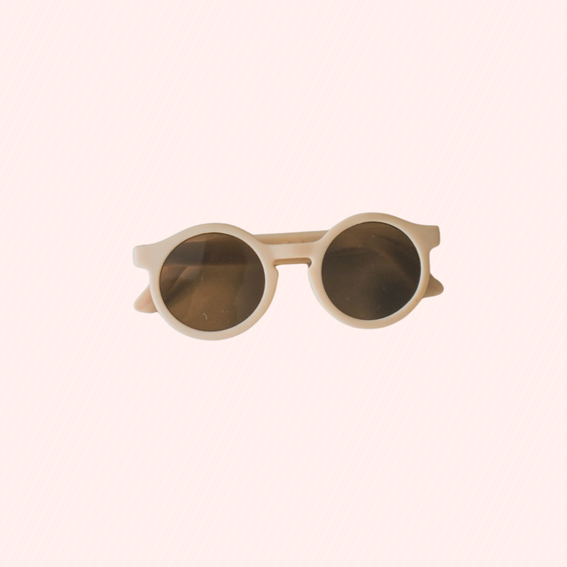 Lunettes de soleil beiges