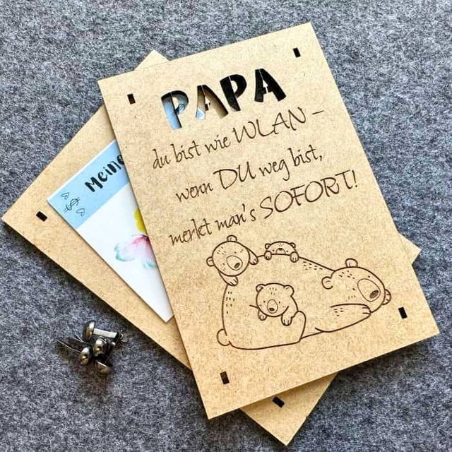 Geschenkkarte "Vatertag"