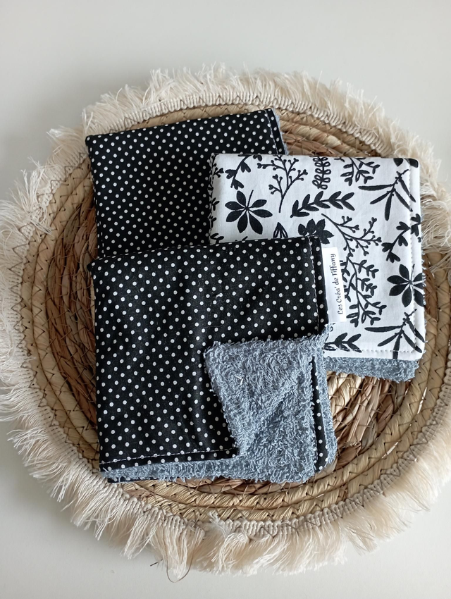 Essuie tout lavable 3 feuilles.