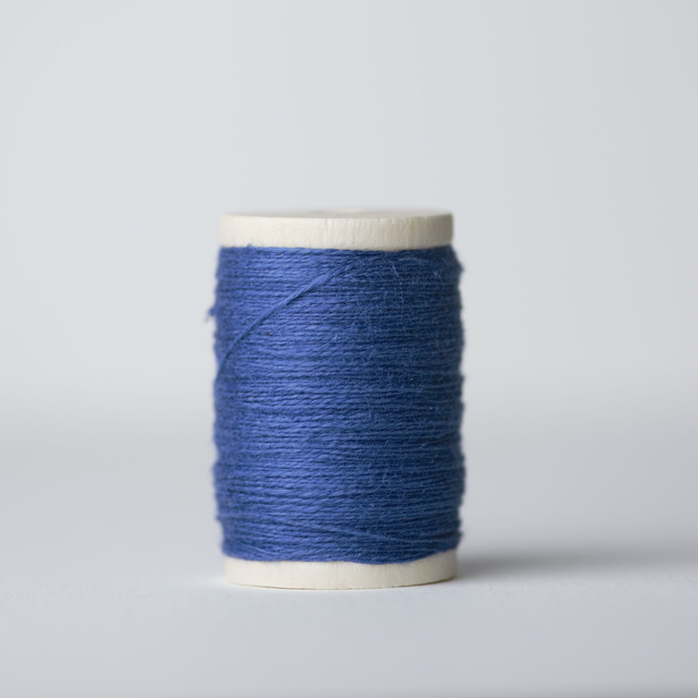 Fils de lin bleu 