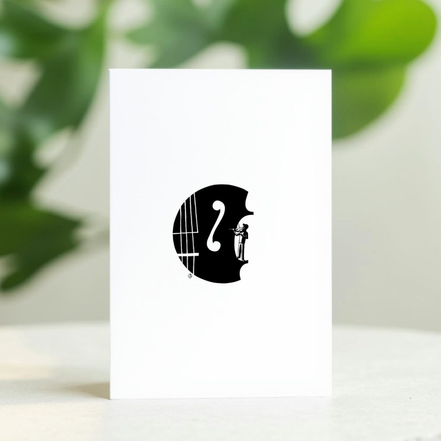 "Violon" Carte postale- 2024