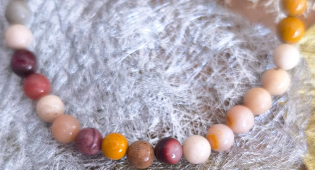 Bracelet boule JASPE MOKAITE 04mm