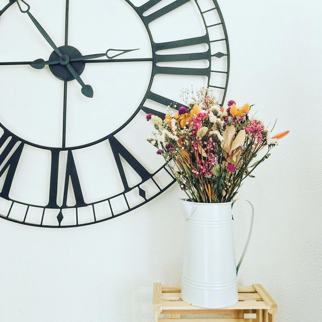 Bouquet sauvage et son pot de lait 