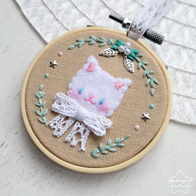 Mini Broderie - Chat