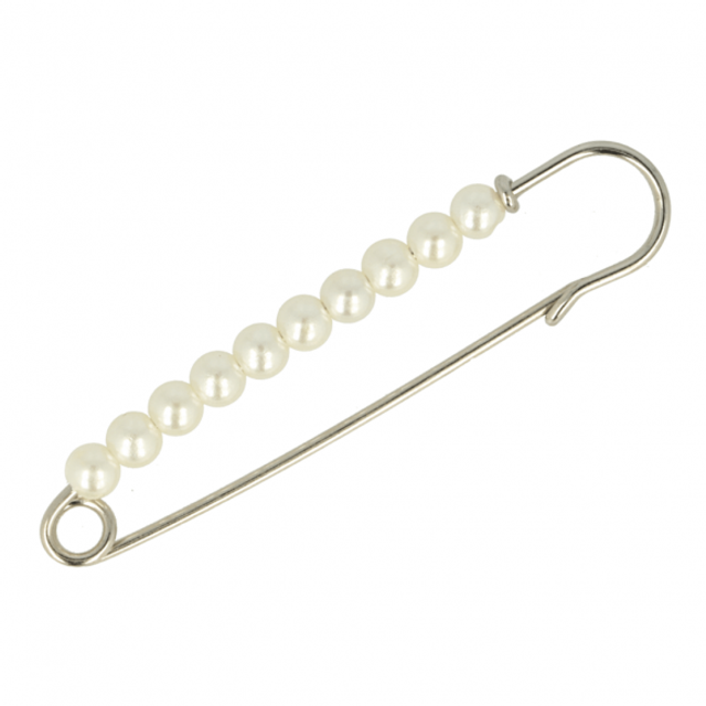 Brosche Perlen
