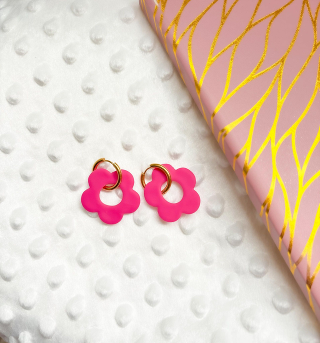 Boucles d&#039;oreilles Fleur