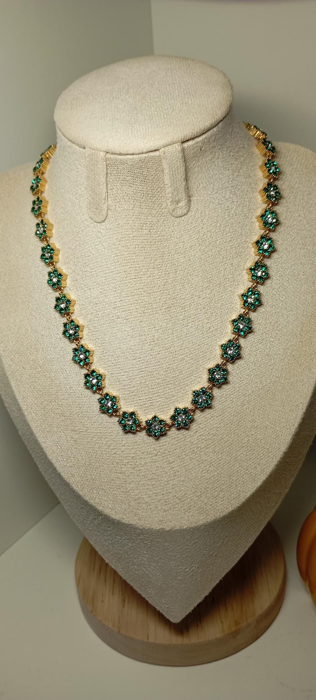 Collier Halima émeraude