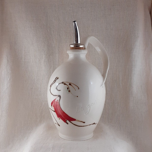 Huilier La Garrigue - haut, 400ml - bec verseur inox