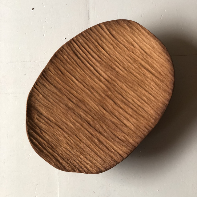 Plateau trépied en chêne 