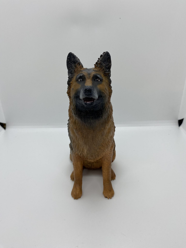 Hand-Painted German Shepherd Ornament