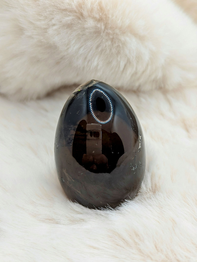 Œuf en Quartz Fumé 