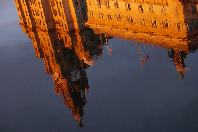 Silence in a Golden Reflection - Print