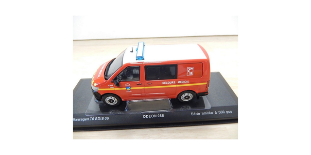 VW T6 POMPIER SDIS06 - Odeon 086 1/43