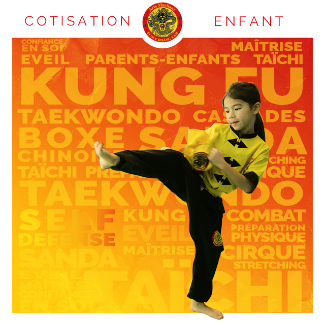 ENFANT COTISATION ANNUELLE nés en 2012 et après