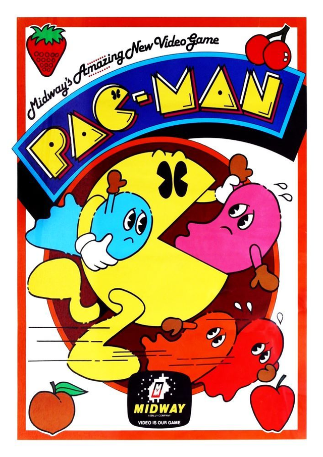 Pac-Man Retro Gaming Art Print