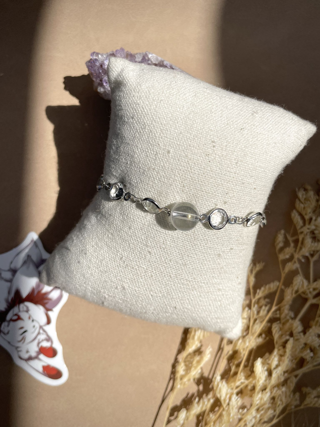 Fil de vie (argenté)