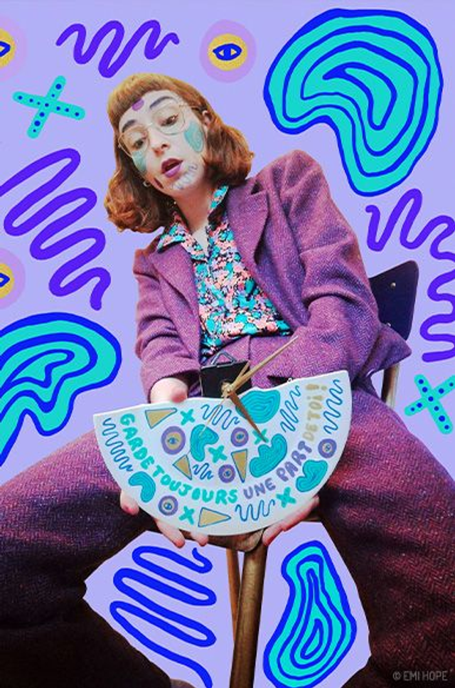 PENDULE GARDE TOUJOURS UNE PART DE TOI