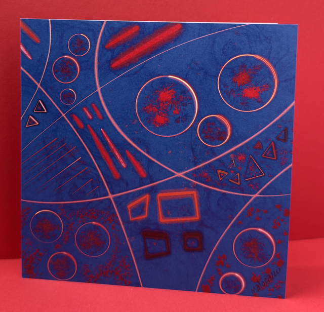 città vuota 2 - karte mit einlageblatt und couvert