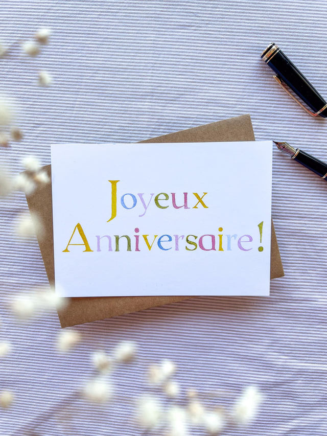Carte Joyeux Anniversaire !