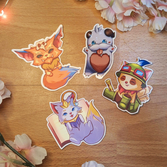 League of Legends Furry Sticker Bundle