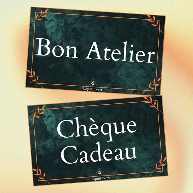 Bon atelier/Chèque cadeau