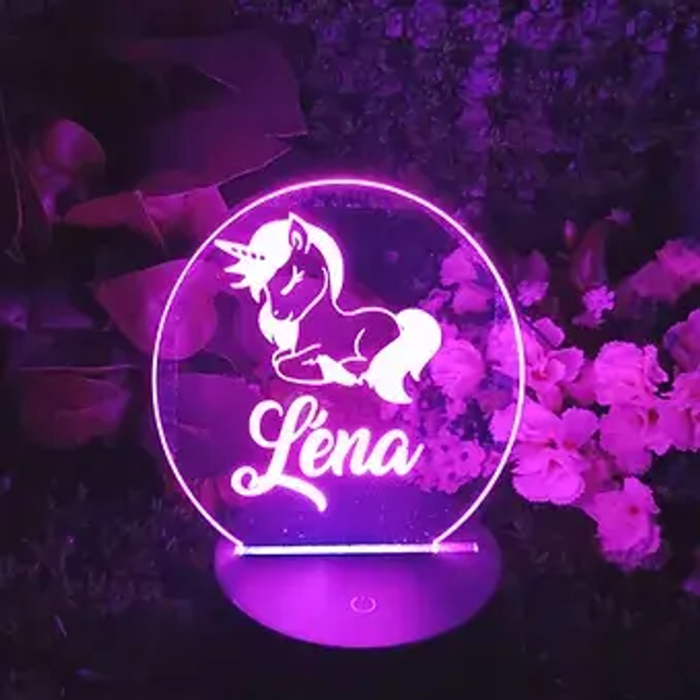 Veilleuse personnalisée