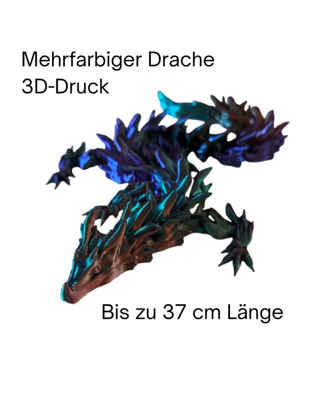 Mehrfarbiger Drache 