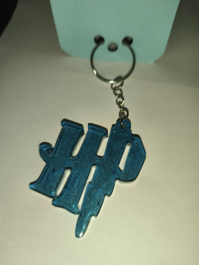 Porte-clé Hp bleu caméléon 