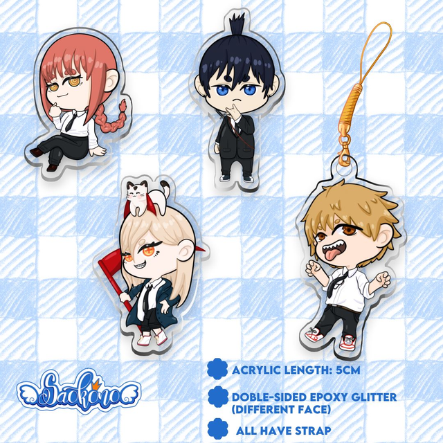 Chainsaw Man phone charm