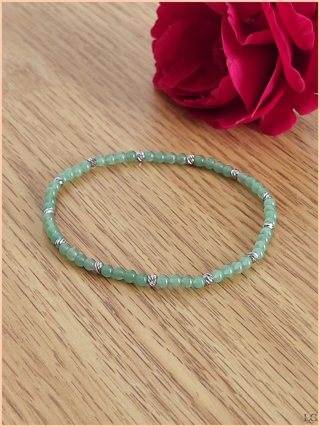 2. Bracelet, pierre naturelle - Aventurine