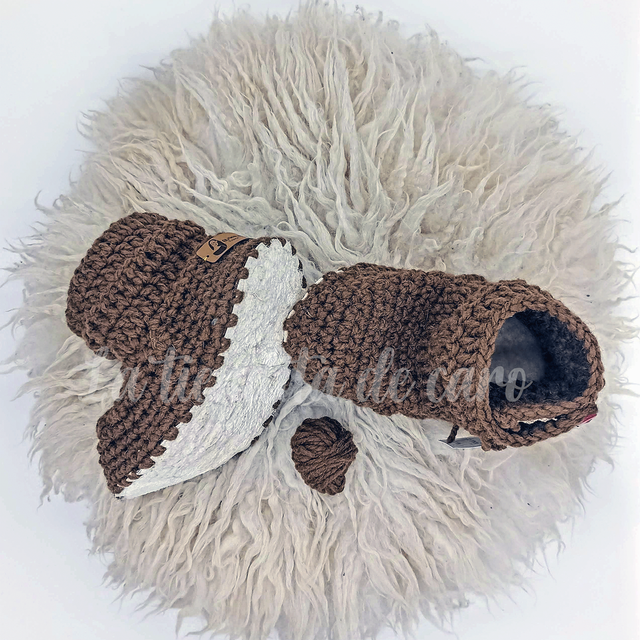 Pantufla lana natural unisex N° 26