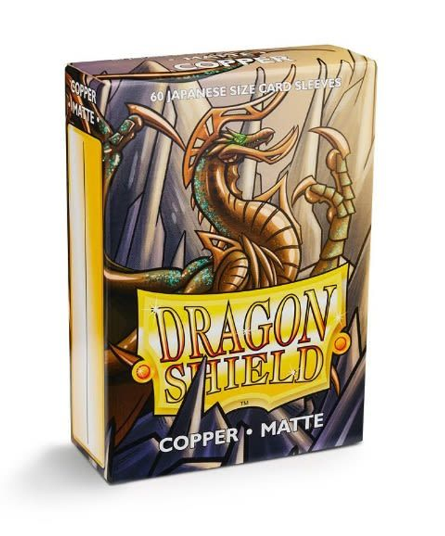 Protector Dragon Shield Japanese Matte 60 unidades - Copper