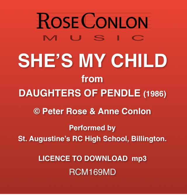SHE'S MY CHILD RCM169MD from Daughters of Pendle by Peter Rose &amp; Anne Conlon