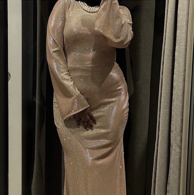 Solenne Shimmer Dress 